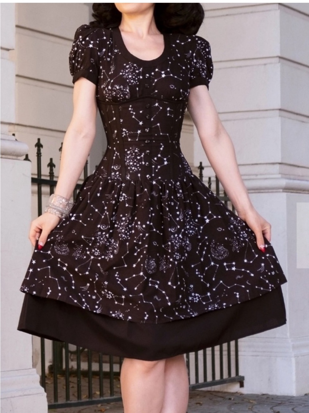 NWT Corset Story Lolita Constellation Dress Size 34”